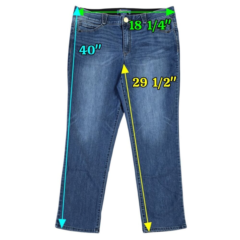 Democracy Absolution Medium Wash Straight Leg Mid… - image 2